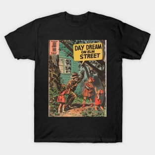 Daydream on Elm Street - A Funny Vintage Horror Movie Parody T-Shirt